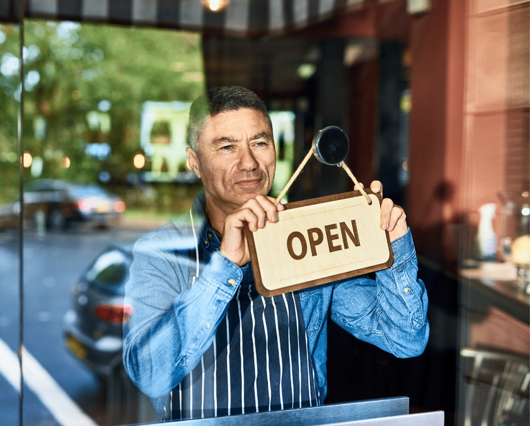An owner opens different types of restaurants
