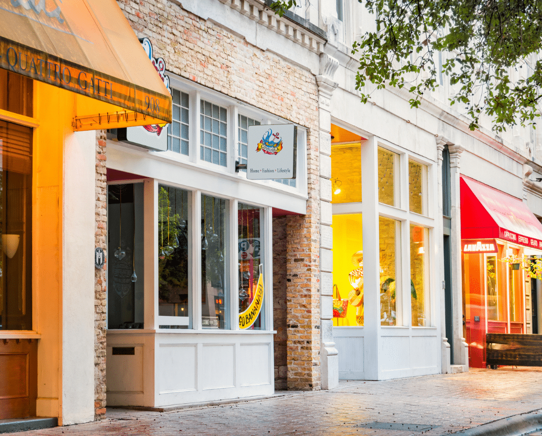 Restaurant storefronts during restaurant week