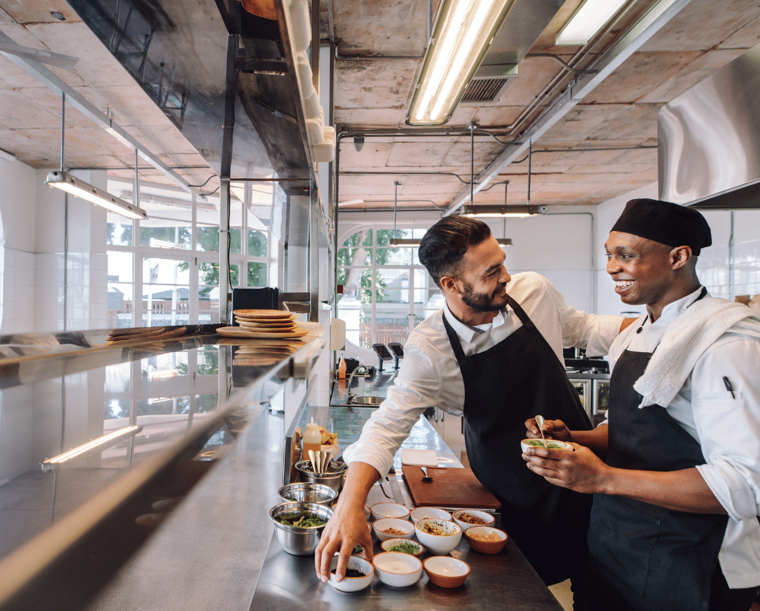 A kitchen streamlines their restaurant operations