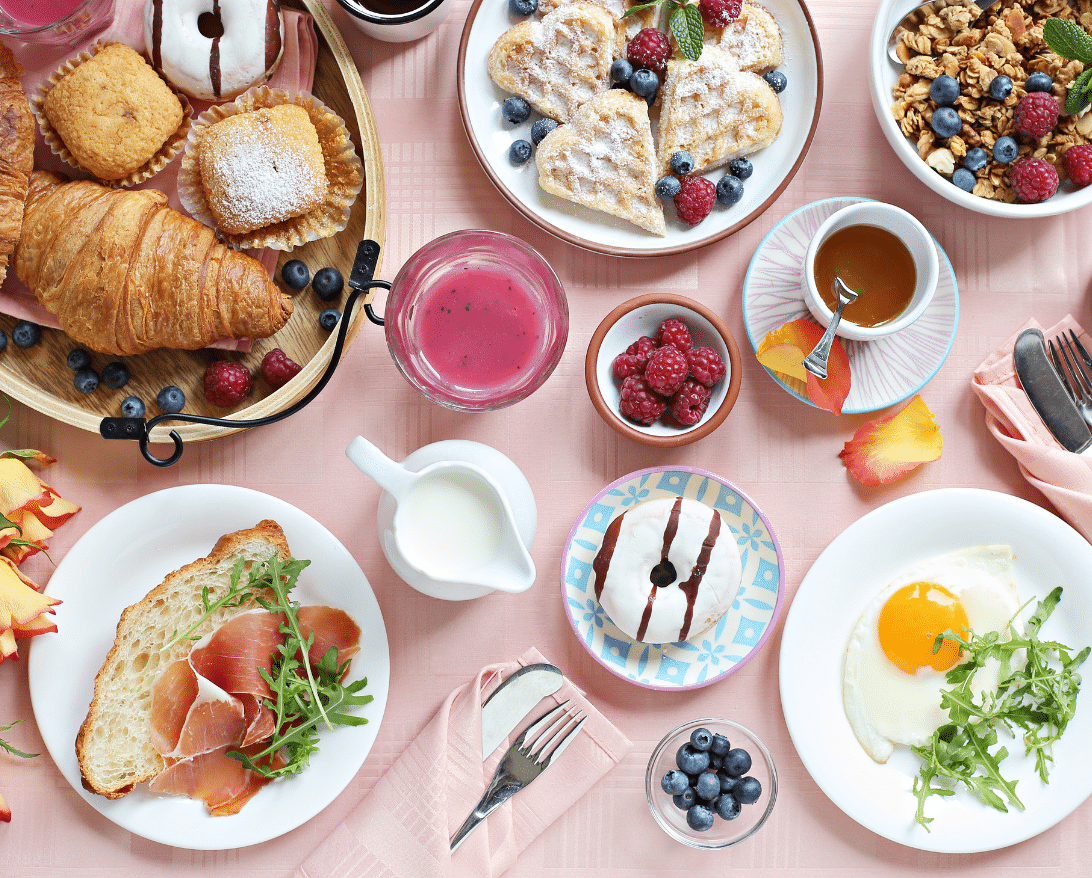 Mother's Day Menu food